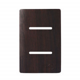 Placa p/ 2 Interruptores 4x2 - Novara Tabaco